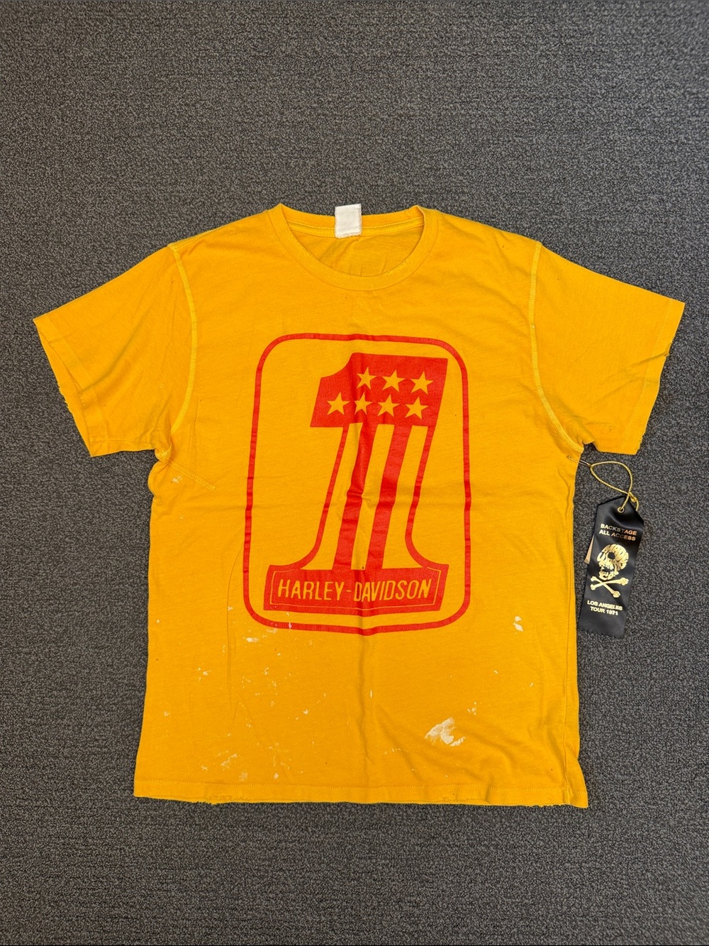 Madeworn Harley #1 Tee in Goldenrod